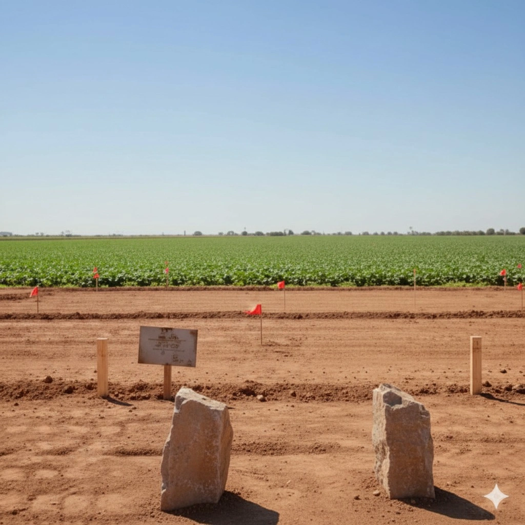 Land due diligence and plot boundary verification