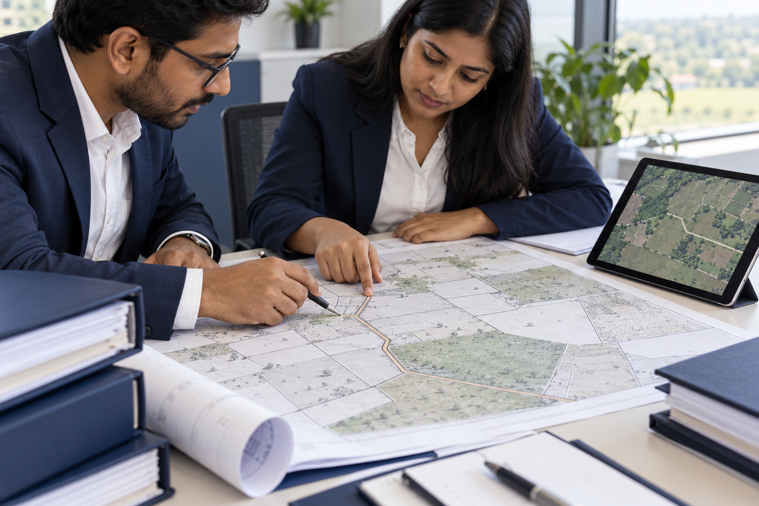 Illustrative property plans and records reviewed for continuing asset oversight