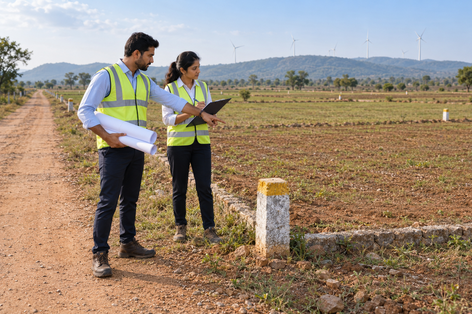 Property asset management and site oversight in India